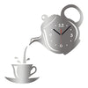 New Wall Clock Coffee Cup