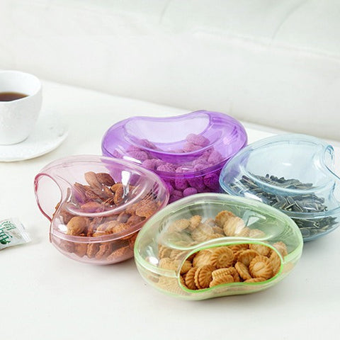 Circular Plastic Double Deck Snacks